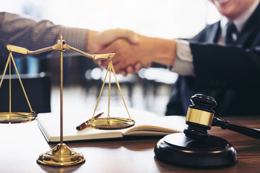 lawyer and client